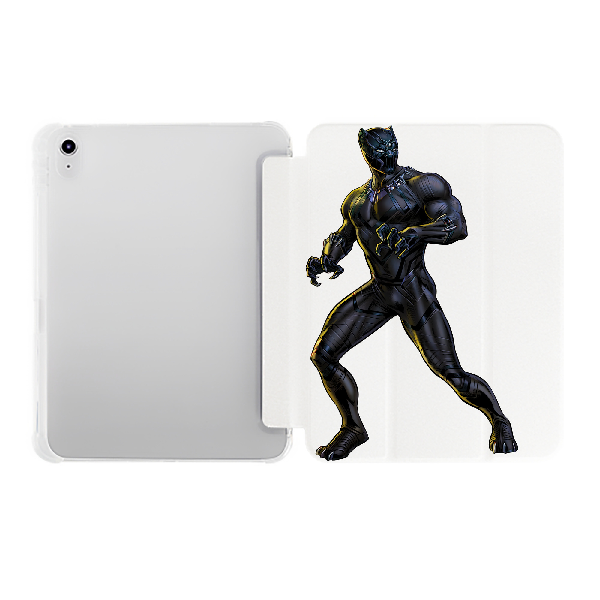 （画像用） アベンジャーズ The Avengers IPad ケース ペン収納付き 三つ折りスタンド PUレザー×シリコン 対応機種9.5/10.5/10.9インチ